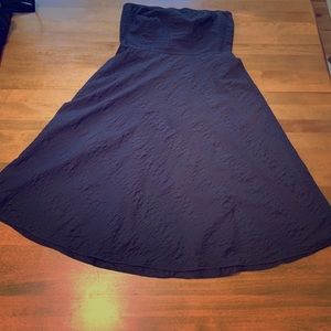 J Crew Brown Strapless Dress